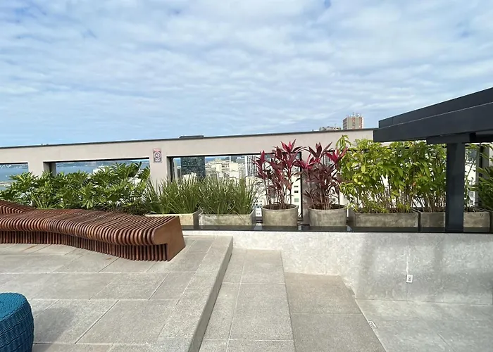 Centro Do Rio - Piscina Aquecida - Cozinha Completa - 15 Min Copacabana - Consulado Americano Rio de Janeiro