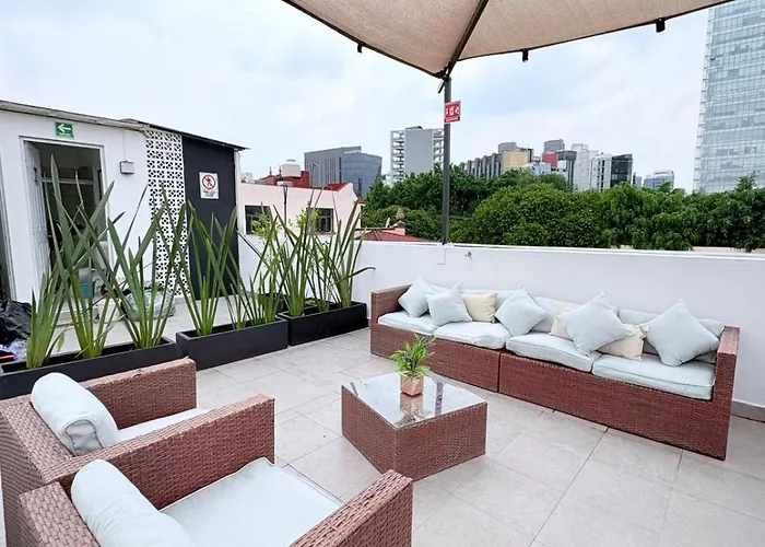 Chic Polanco Stay W Terrace Mexico City