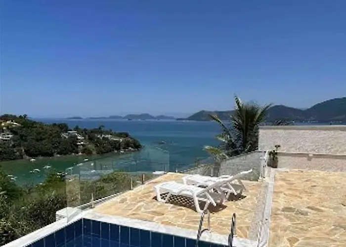 Casa Em Angra Com 4 Quartos, Churrasqueira, Piscina, Sinuca E Quadra Privativa Angra dos Reis