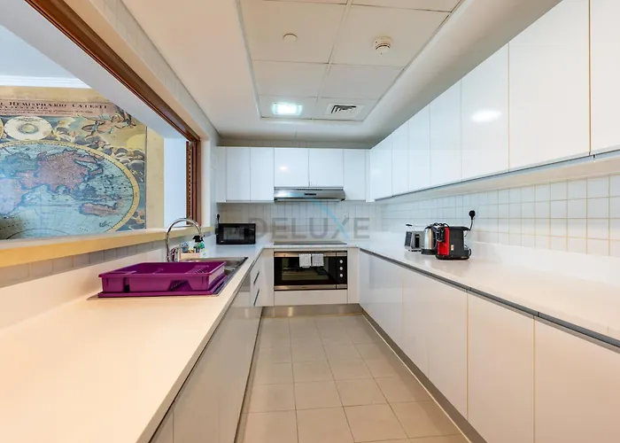 Walking Distance To Bluewaters Island, With The Walk Jbr Right At Your Door And Private Beach Access, Al Bateen Residences, Jbr By Deluxe Holiday Homes Dubai