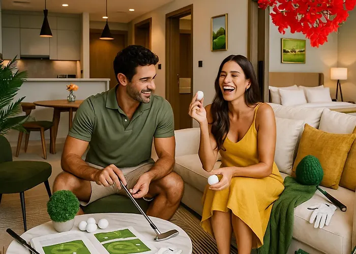 Keyrock Golf Gate - Damac Hills Apartment With Pool, Gym & Free Parking Dubai