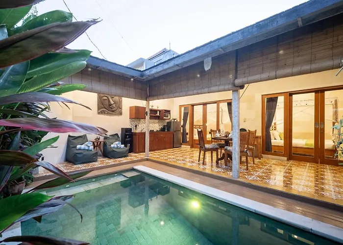 Villa Gema Asri - Boho Chic Oasis In Central Petitenget Seminyak 