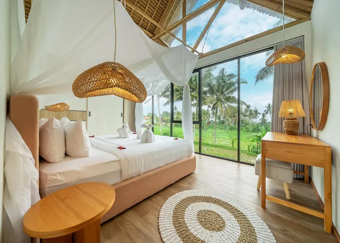 Green Harmony 4 - 1Br Villa In Tranquil Ricefield Ubud 