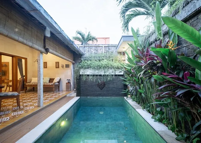 Villa Gema Asri - Boho Chic Oasis In Central Petitenget Seminyak 
