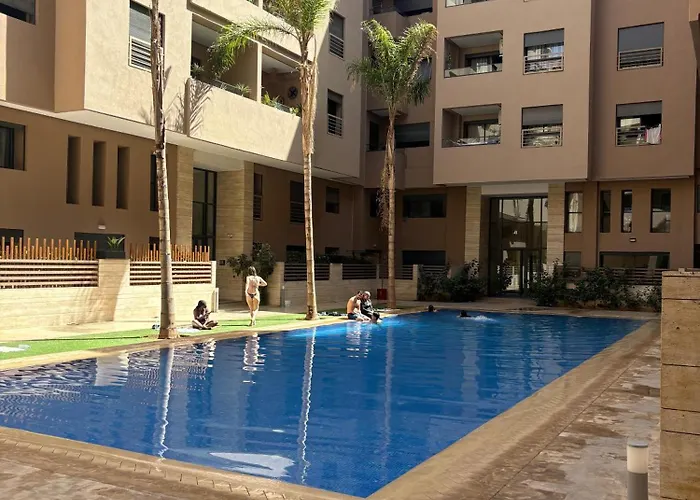 Luxueux Duplex 3 Chambres Piscine,Terrasse Hivernage Centre Marrakech Marrakesh