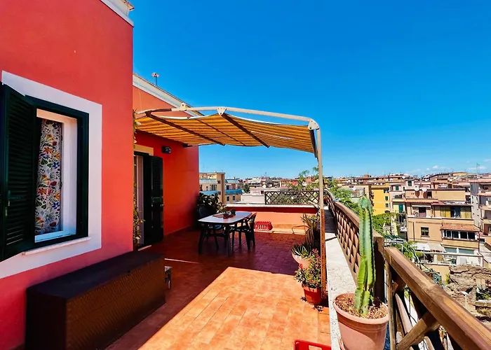 Casa Del Vento Panoramic Rooftop Rooms - Metro C To Colosseo Rome