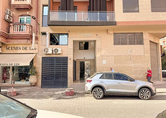 דירה"14" יוקרה 2חדרי שינה מגדל קלאוון רובע גיליז Apartment Marrakesh