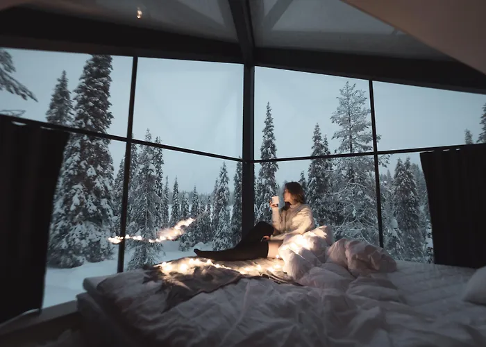 Magical Pond Nature Igloos Ruka