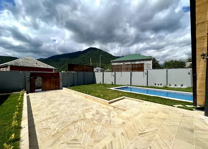 Panorama Of The Mountains Villa Gabala