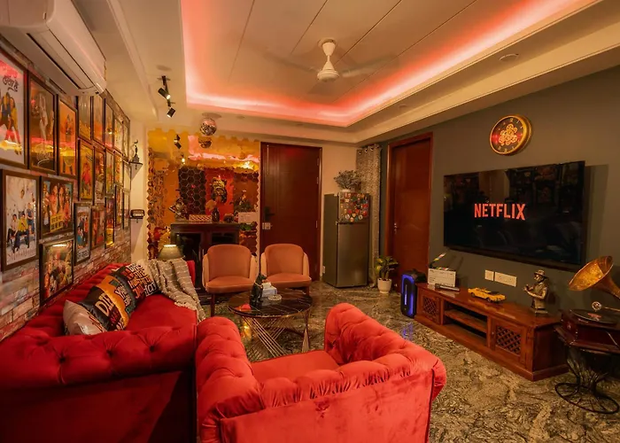 Cinevista By Svobo 3Bhkluxe Bollywood Loft Qutub Apartment New Delhi
