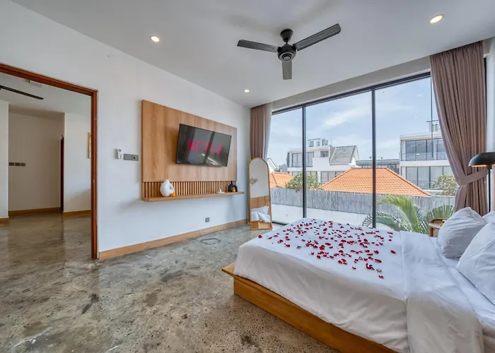 Modern 3Bd Tropical Villa With Pool In Central Umalas Canggu 
