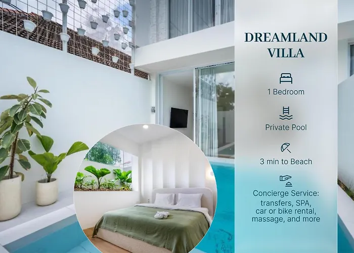 Dreamland Villa By Reside 1Br Private Pool 3 Min To Beach Uluwatu 