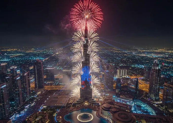 Gogoto3 High Floor Burj Khalifa Nye Fireworks View Ps5 Apartment Dubai