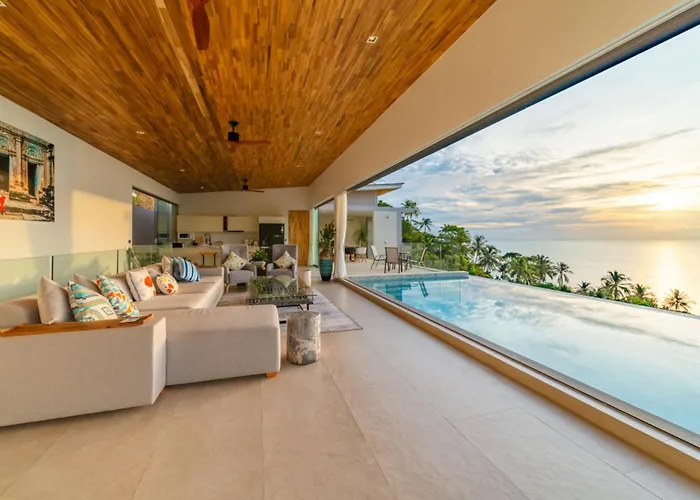 Villa Jugraj Premium Bali-Style Panoramic Seaview Amazing Living Vibe Experience Chaweng (Koh Samui)