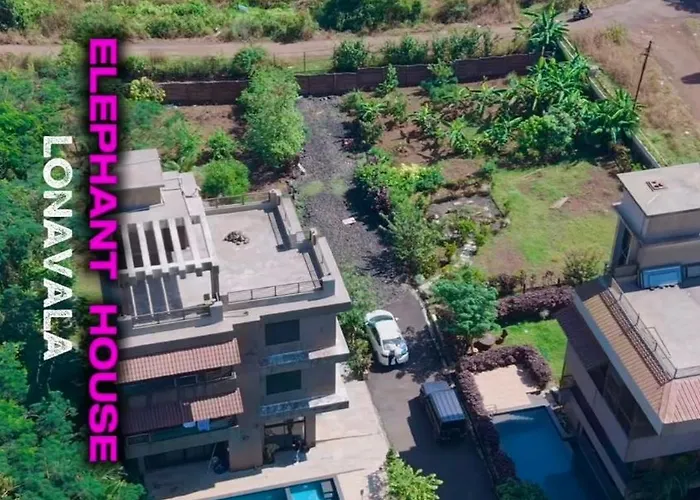 Elephant House Luxury Villa With Curve Pool-Colossal Garden-Panoramic View Lonavala