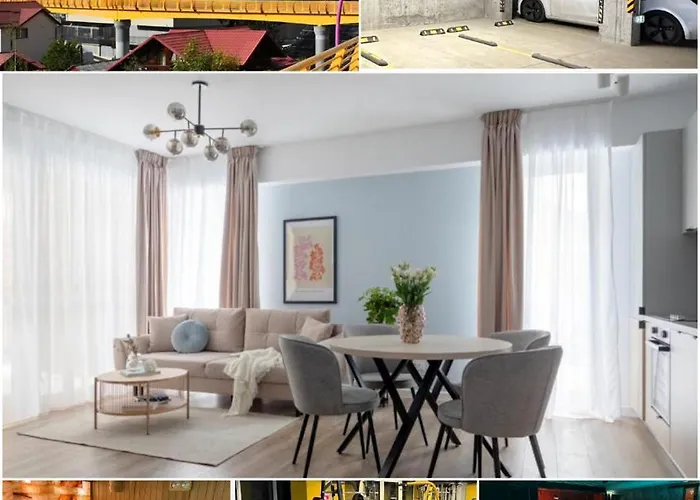 Joy Garden Apartment - Free Private Parking - Wellness Jacuzzi Spa Sinaia