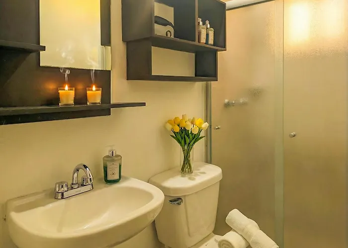 2-Bed Family Apt, Sleep 4 With Full Kitchen, 8 Min Walk To Punta Esmeralda & Cenote 5A Playa del Carmen
