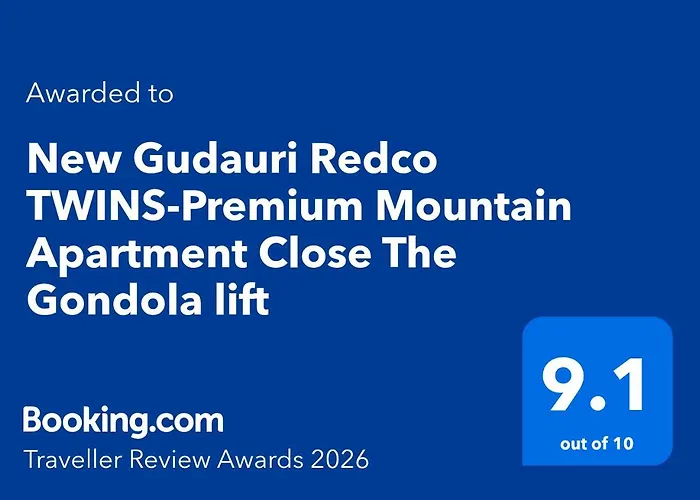 New Gudauri Redco Twins-Premium Mountain Apartment Close The Gondola Lift
