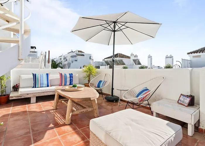 Luxury Penthouse Rooftop Sea & Golf Views Estepona