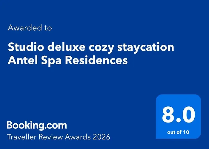 Studio Deluxe Cozy Staycation Antel Spa Residences Manila