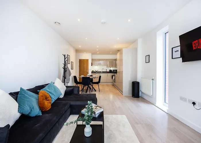 Modern Wembley 2Br - Private Parking & Fast Wi-Fi Apartment London
