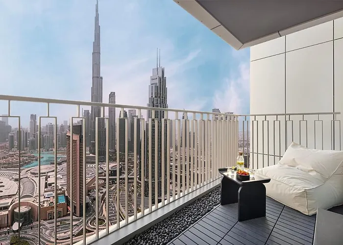 Premium Suite 3 Bedroom 200 Degree Views 85-Inch Tv And Sunset View Dubai