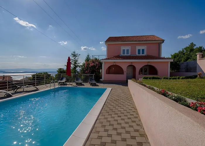 Holiday Home Villa Mit Pool Und Schoenem Meerblick By Interhome Crikvenica