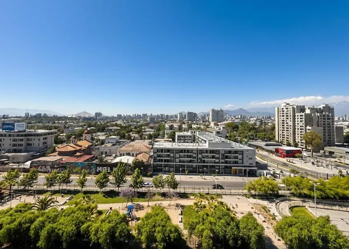 Amplio Departo Con Magnificas Vistas Y Total Conectividad Apartment Santiago