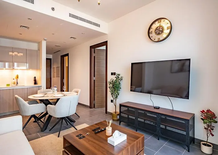 Modern 1Br With Guest Room L Sobha Hartland The Crest Tower C Dubai
