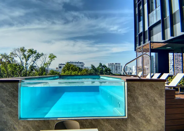 Skyview Country Club With Kingsize Bed Air Conditioner Pool & Gym Guadalajara