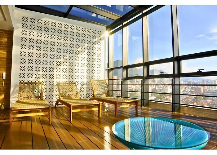 Rooftop Apartment In Zona T With Pool, Sauna & Gym Bogota