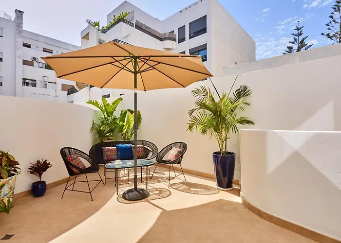 Afcon Casablanca 5 Min Walk To Stadium Private Terrace 65 Inch Tv Fiber Internet All Sports Channels
