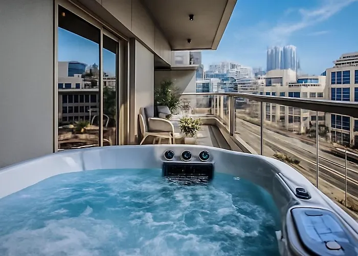 Designer 2Br With Jacuzzi Near Burj Khalifa Apartment Dubai