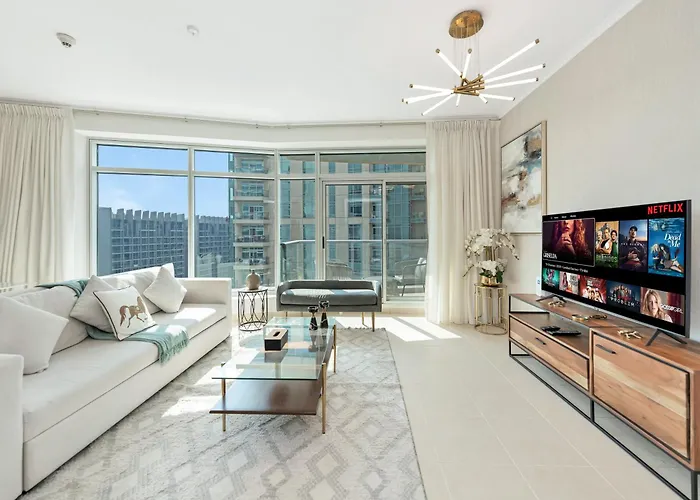 Skyline Upscale 2 Bedroom Apartment I Steps To Burj Khalifa Dubai Fountain Dubai Mall I Mesmerizing Views I Free Gym, Pool, Parking & Wi-Fi