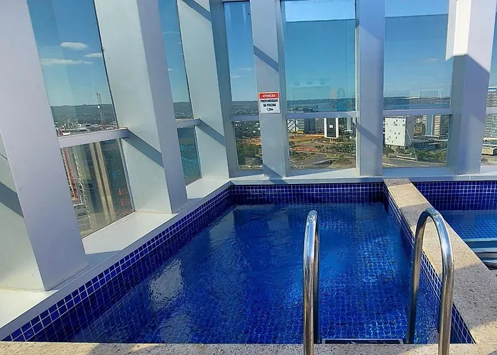 Local Nota 10! Com Piscinas, Academia E Garagem! Apartment Brasília