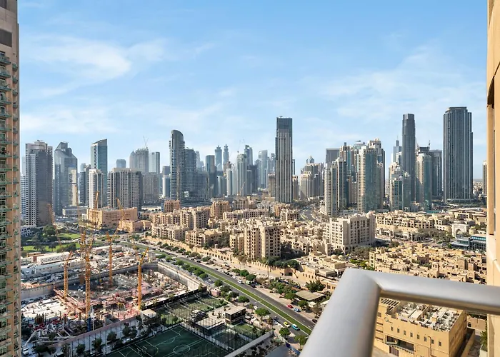 Skyline Upscale 2 Bedroom Apartment I Steps To Burj Khalifa Dubai Fountain Dubai Mall I Mesmerizing Views I Free Gym, Pool, Parking & Wi-Fi