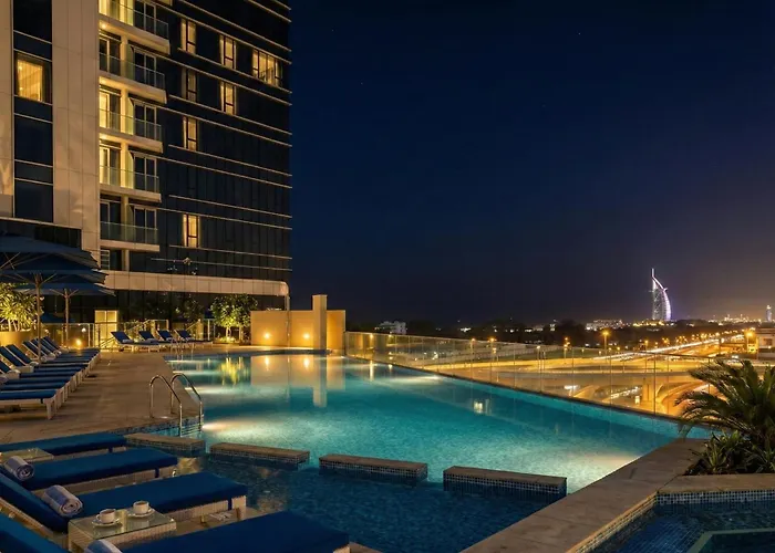 Ultimate Stay - Avani Palm Burj-Alarab View From The Pool Dubai