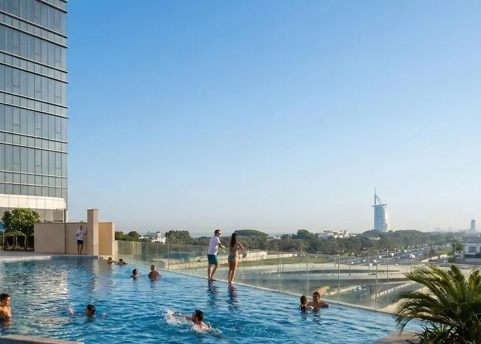 Ultimate Stay - Avani Palm Burj-Alarab View From The Pool Dubai