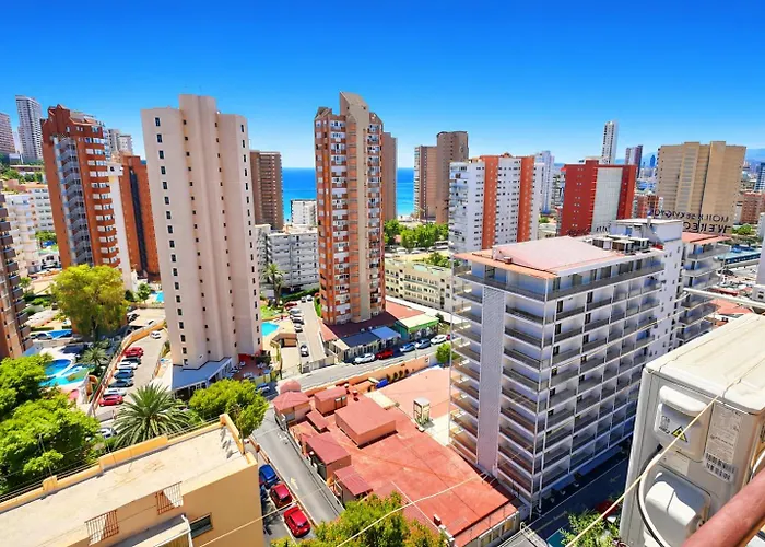 Apartment Sea View II In Rincon De Loix -Free Parking, Wi-Fi, Pool, New Air Conditioning Benidorm