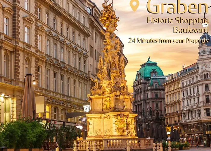 Relaxing Private Rooms Near The Danube River & Millennium City Vienna