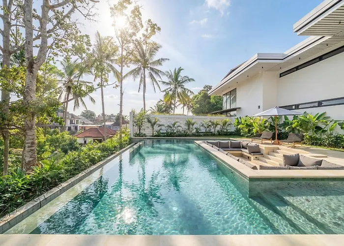 White Villa - Luxury Nature Retreat With Huge Pool For Famies&Groups Ubud 