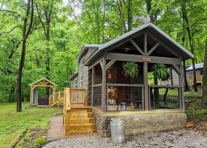 Peggers Cabin Luxury Rustic Tiny Cabin Spa Chattanooga