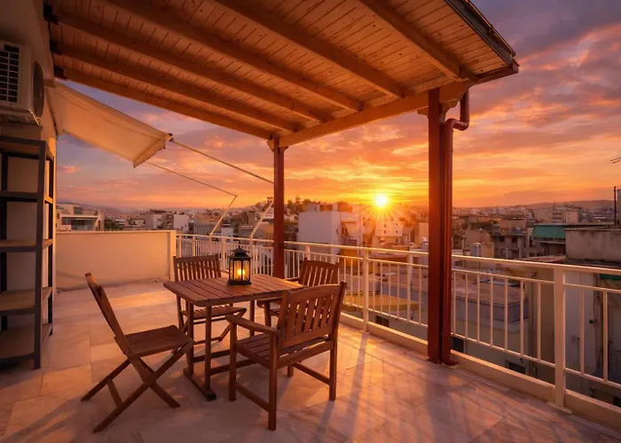 Acropolis View Penthouse Apartment Athens