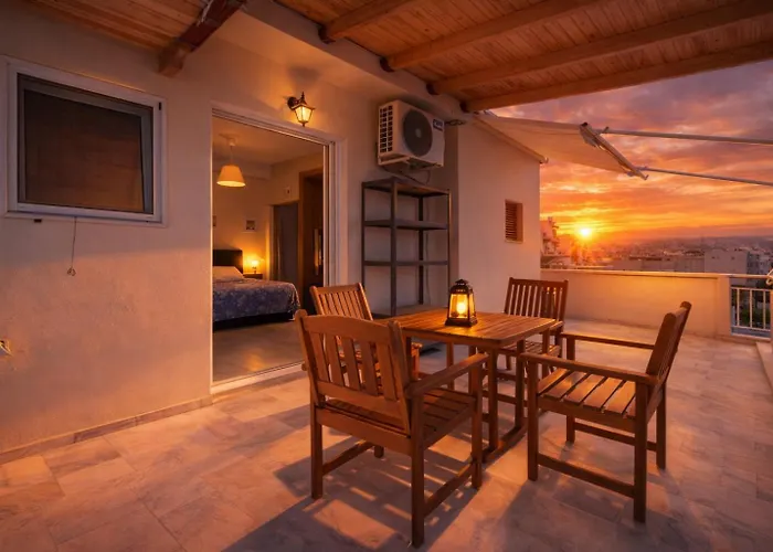 Acropolis View Penthouse Apartment Athens