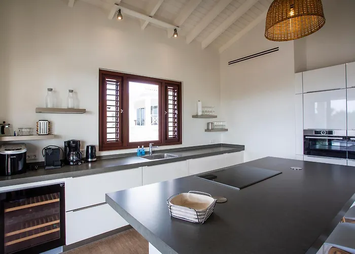 Blue Bay Luxe Villa Met Twee Privezwembaden En Zeezicht Dorp Sint Michiel