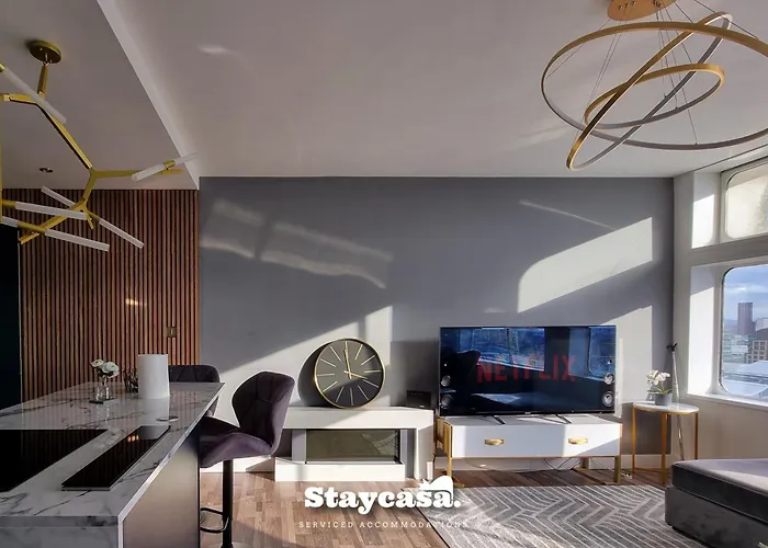 Luxury Penthouse Manchester Skyline 23Rd Floor