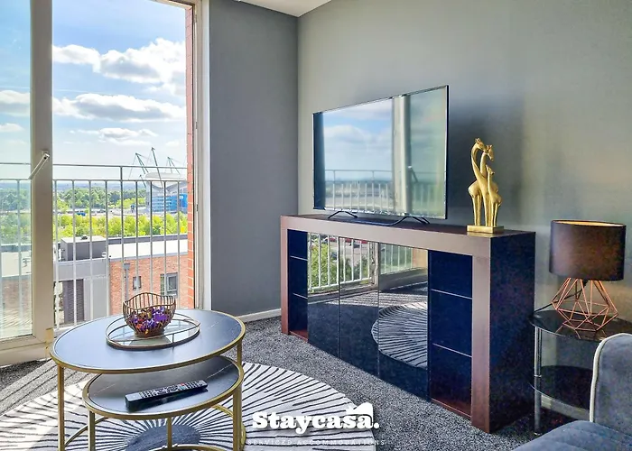 Luxury Sportcity Suite Amazing Views With Parking Manchester