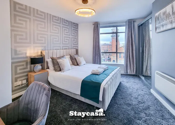 Luxury Deansgate Apt Canal View & Free Parking Manchester