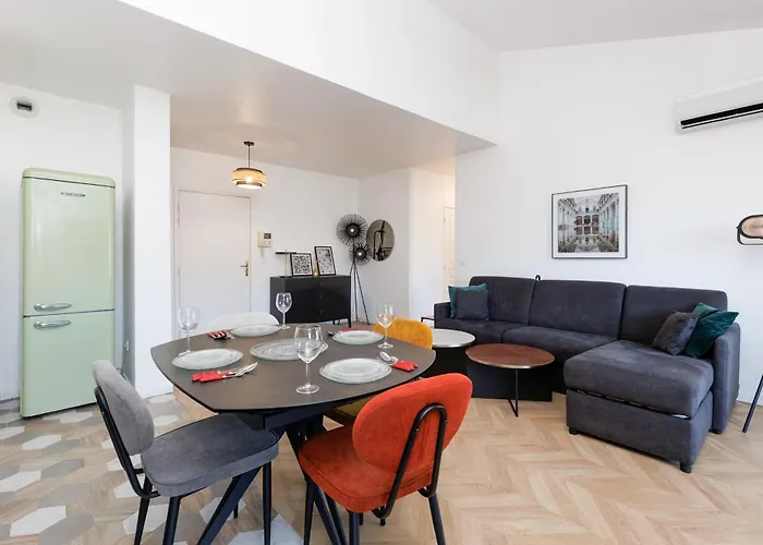L'Exquis - 6P - Parking & Terrasse Croisette Apartment Cannes