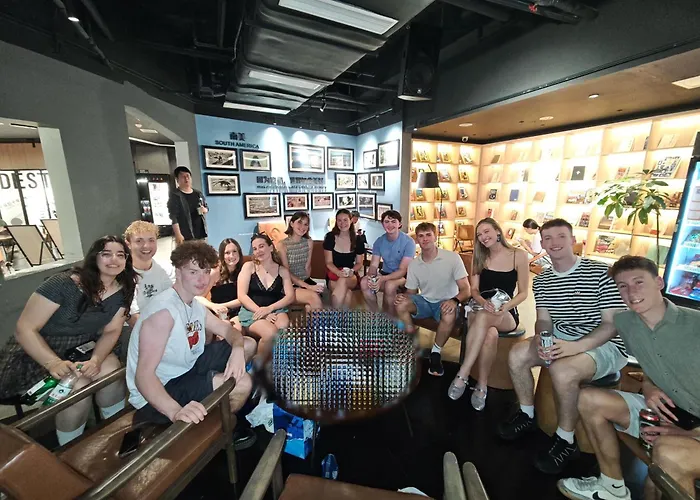 Xi'An Desti Youth Park Hostel Bell & Drum Tower-24H Reception&English Service&Cafe&Bar&Luggage Storage&Large Public Area